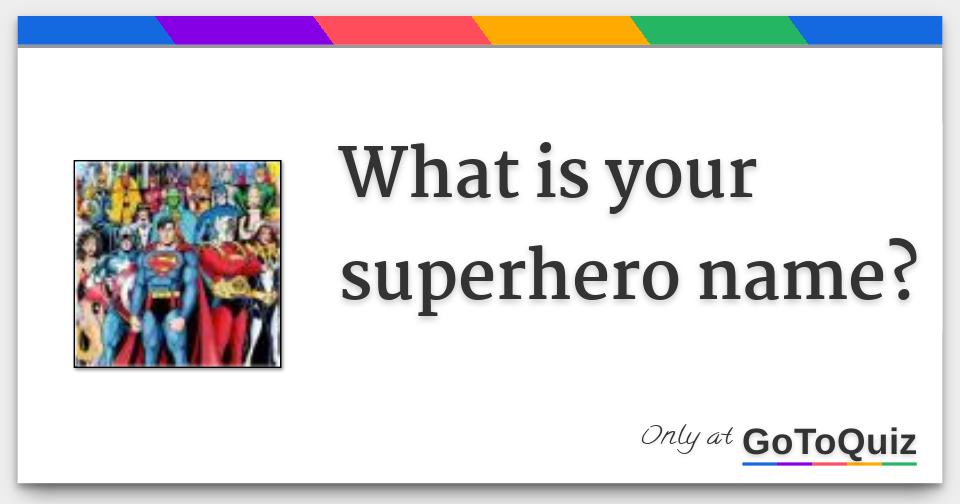 Find out your superhero name and unlock your power. What'd you get,  besties? 🦸‍♀️