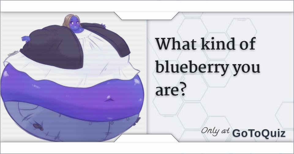 What kind of blueberry you are?