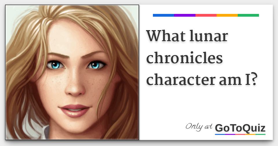 what lunar chronicles character am I?