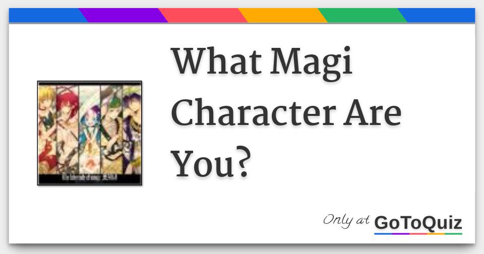 Magi The Labyrinth Of Magic Quizzes