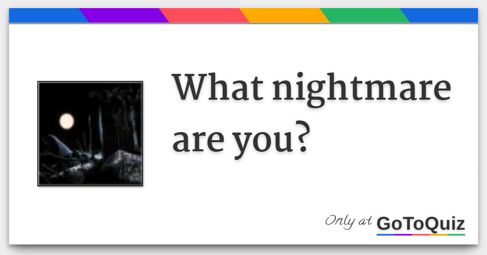 Nightmare Sans Personality Quizzes