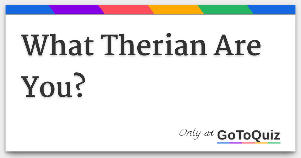 therian quiz are u a therian｜TikTok Search