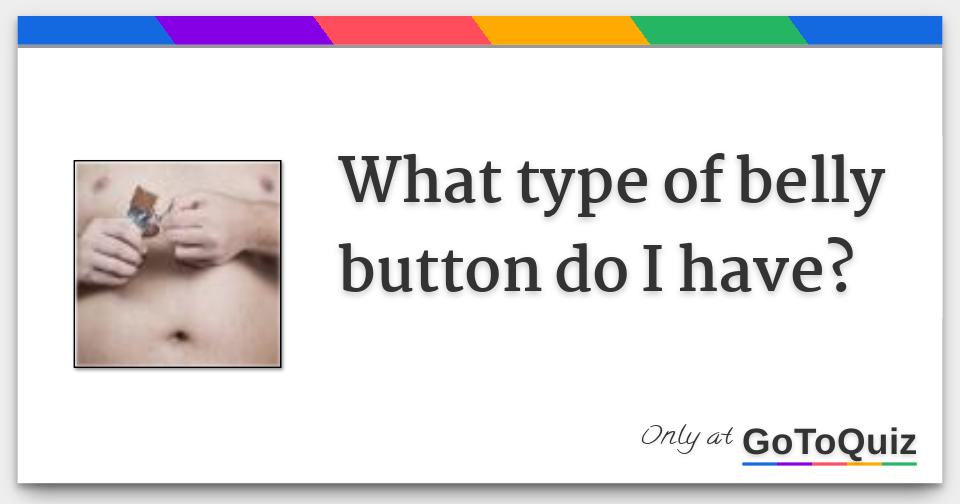 types of belly buttons