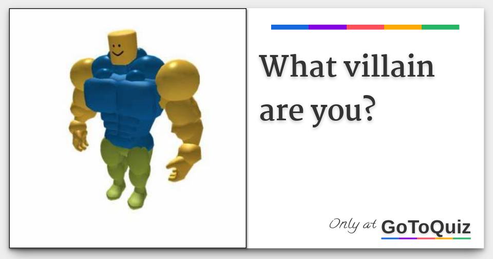 What Villain Are You 