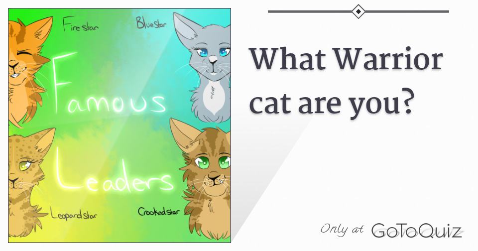 What Warrior cat are you?