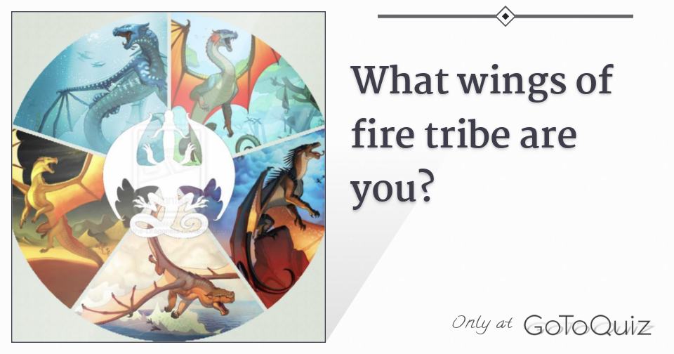 What wings of fire tribe are you?