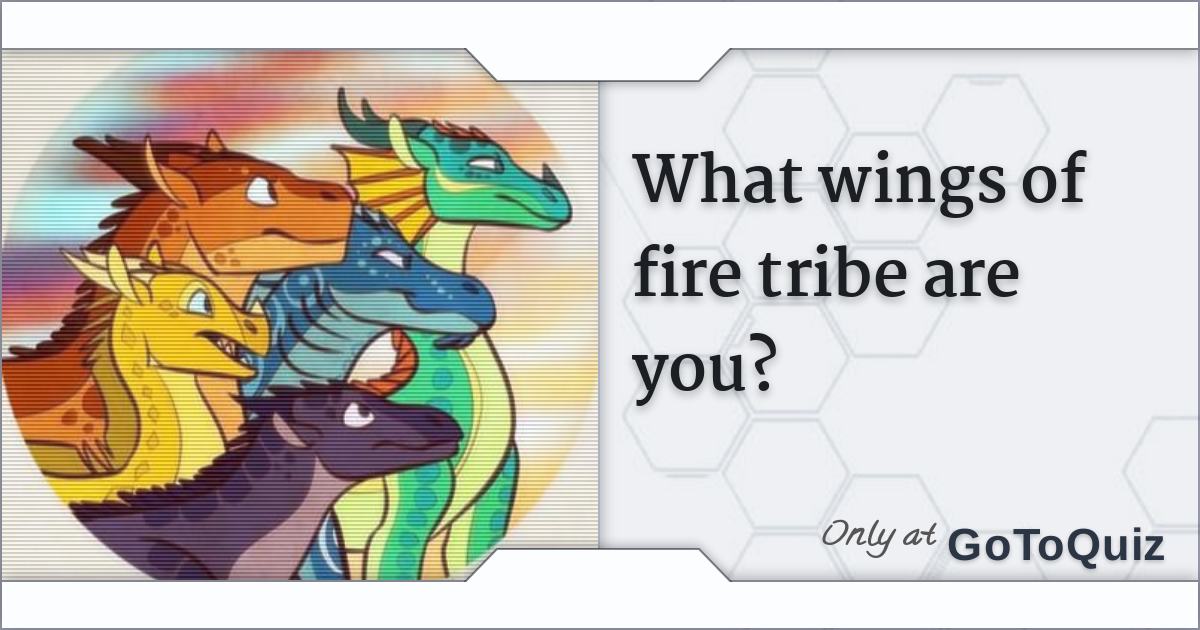 what wings of fire tribe are you?