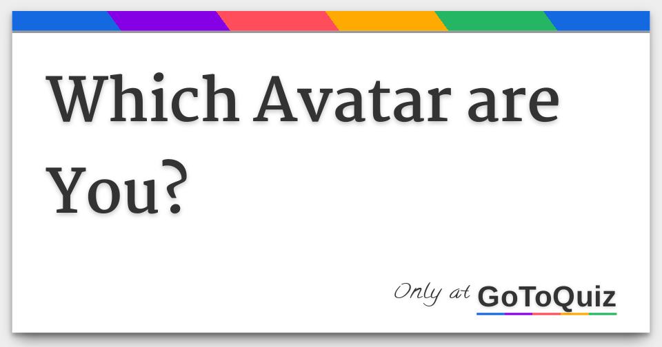 What Avatar Airbender Are You Quiz  Beanocom