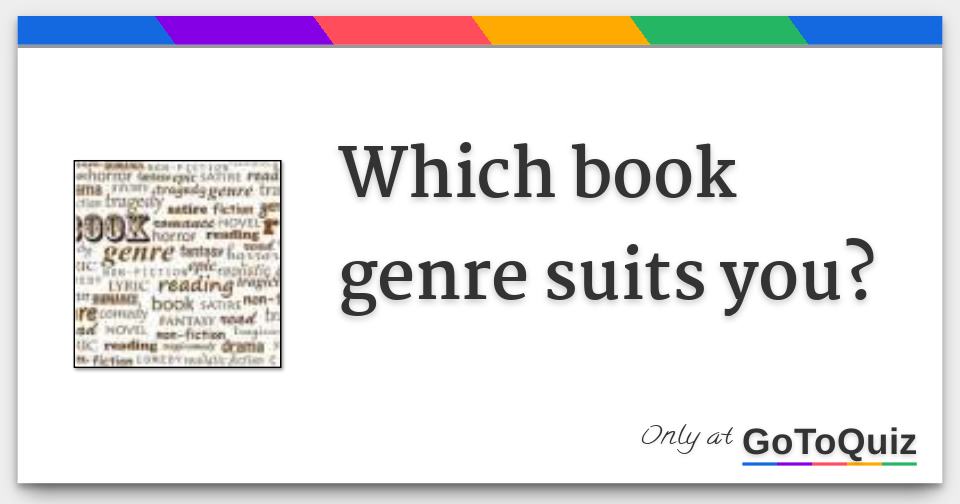 Which book genre suits you?