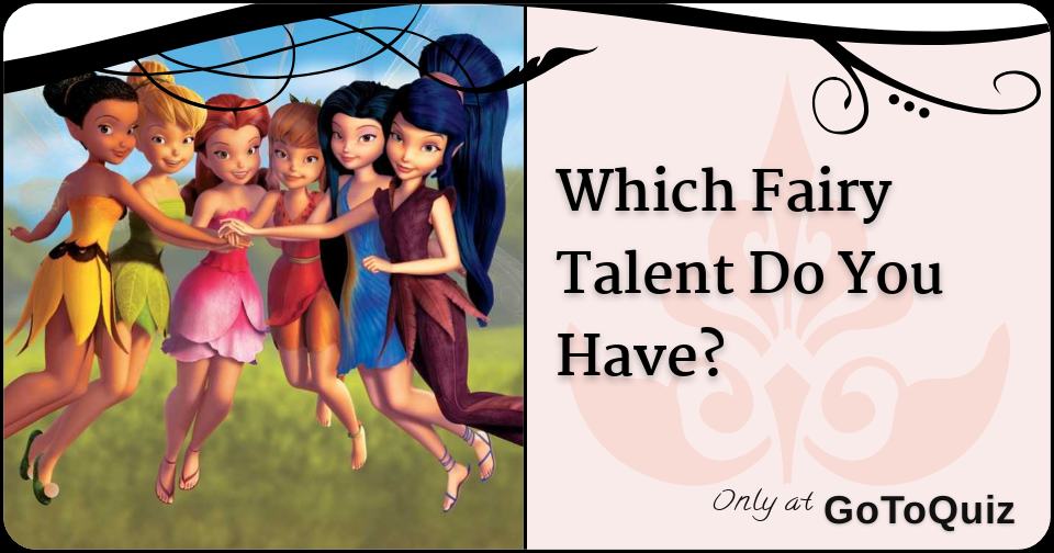 Pixie hollow fairy type quiz for kids