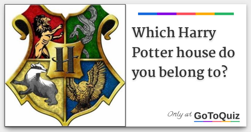 which harry potter house are you