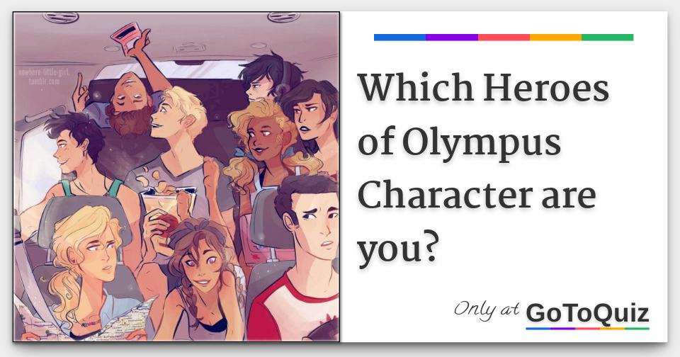 Which Heroes Of Olympus Character Are You