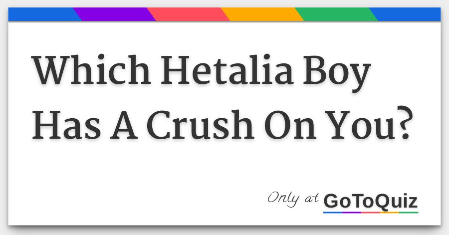 Hetalia dating RP Quiz