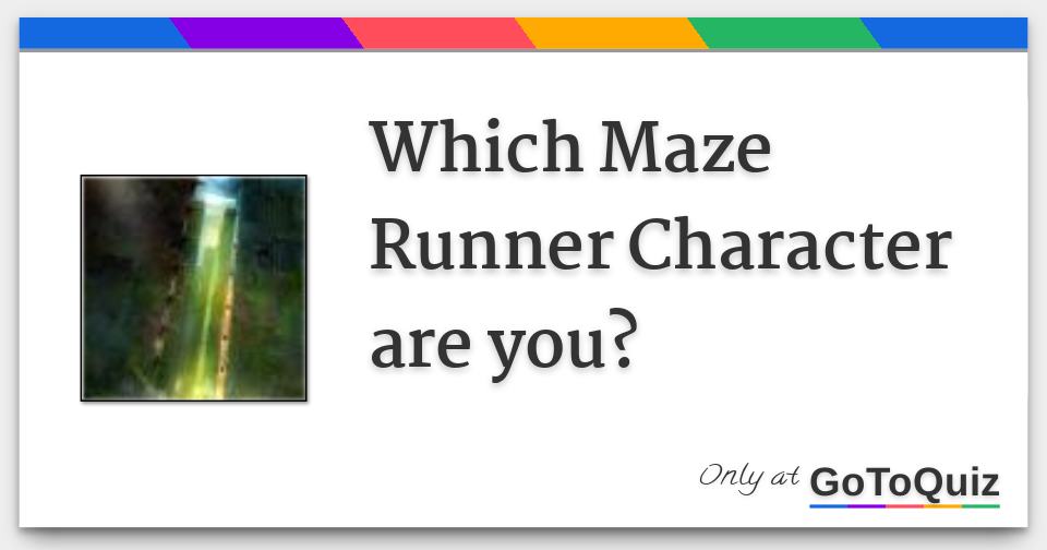 The Maze Runner Personality Quiz
