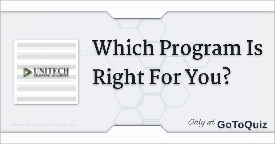 Which Program Is Right For You?
