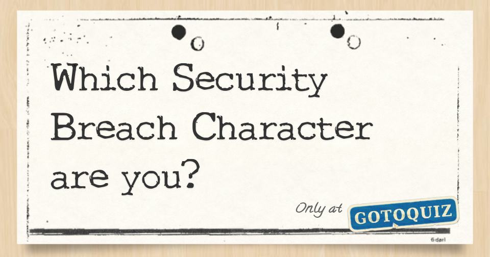 Which FNAF: Security Breach character are you? - Personality Quiz