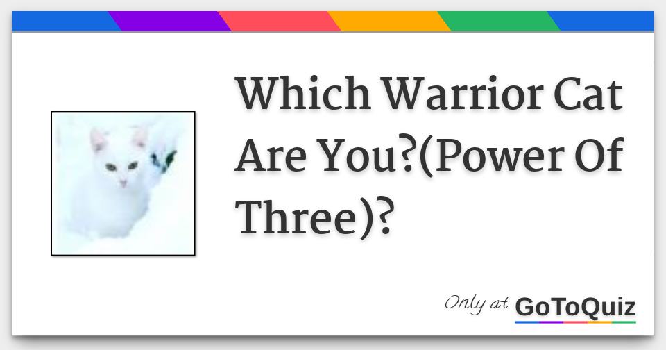 What Warrior Cat Are You? Quiz - ProProfs Quiz