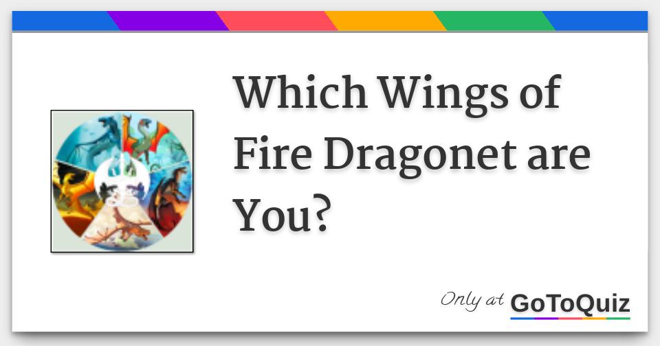 what type of wings of fire dragon are you quiz