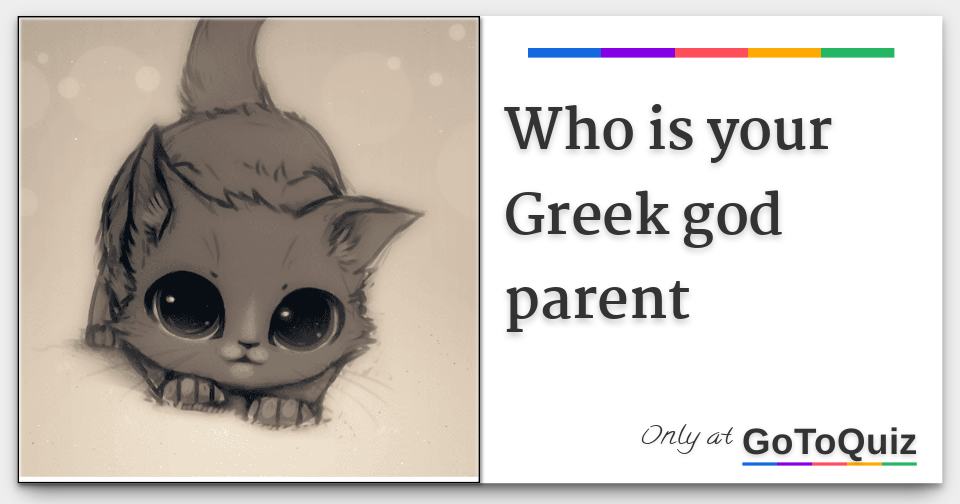 Who is your Greek god parent Who is your Greek god parent