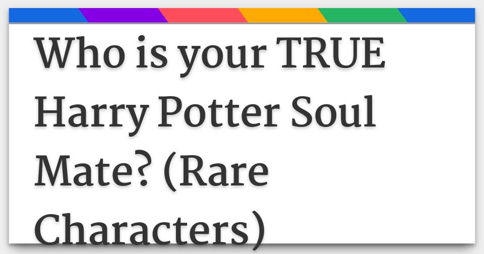 who is your true harry potter soulmate , what country has harry potter on netflix